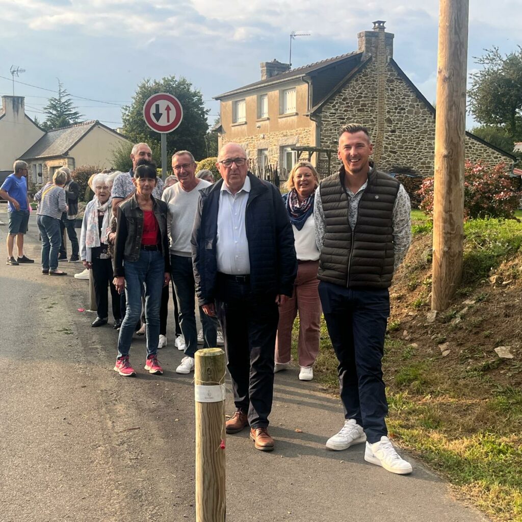 INAUGURATION DE LA VOIE DOUCE AU VILLAGE DE LEUR MIN