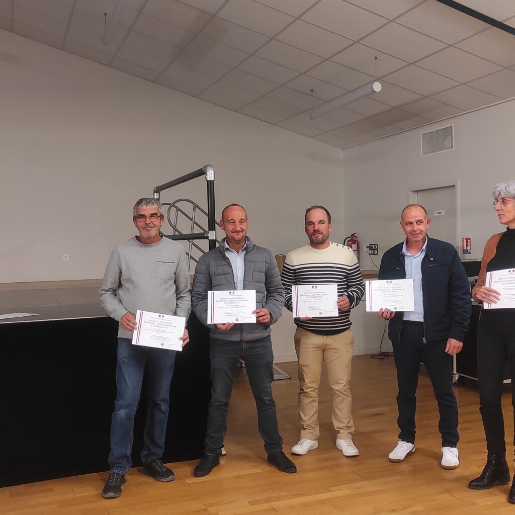 REMISE DES MÉDAILLES DU TRAVAIL